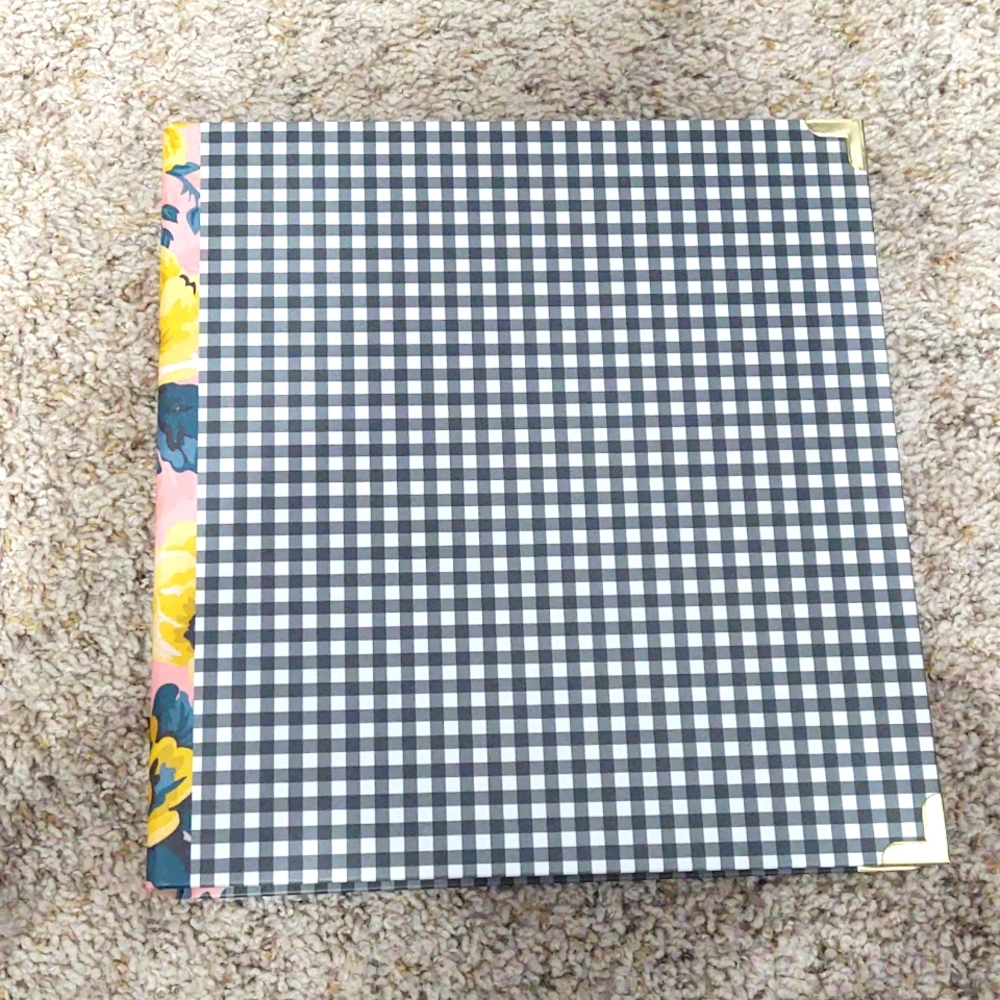 Project life binder scrapbook kit scrapbooking Becky Higgins floral plaid